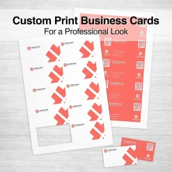Staples Business Cards<® Business Cards, 3.5" x 2", Matte White, 1000/Pack (ST12520)