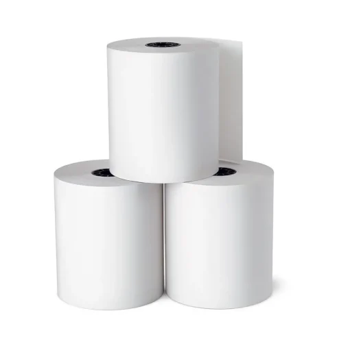 Staples Pos Paper<Carbonless Cash Register/POS Rolls, 3" x 225', 10/Pack (28394/492003)