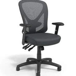 Staples Office Chairs<Carder Ergonomic Fabric Swivel Computer and Desk Chair, Black (24115-CC)