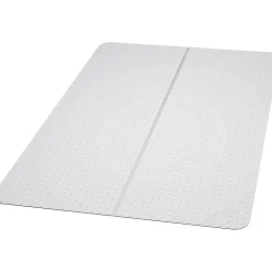 Staples Chair Mats<Carpet Chair Mat, 36" x 48", Designed for Low-Pile Carpet, Clear Vinyl (120031)