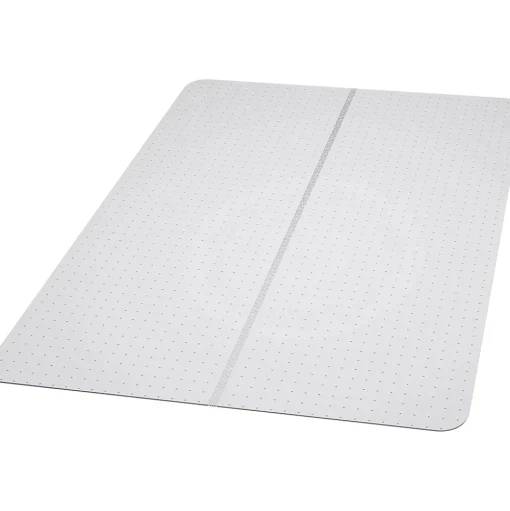 Staples Chair Mats<Carpet Chair Mat, 36" x 48", Designed for Low-Pile Carpet, Clear Vinyl (120031)