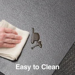 Staples Chair Mats<® Carpet Chair Mat, 36" x 48'', Low-Pile, Black (26991)