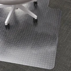 Staples Chair Mats<Carpet Chair Mat, 36" x 48'', Flat-Pile, Clear (27013-US/CC)