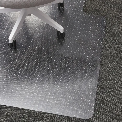 Staples Chair Mats<Carpet Chair Mat, 36" x 48'', Flat-Pile, Clear (27013-US/CC)