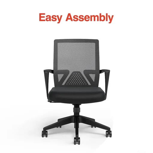 Staples Office Chairs<Cartwright Ergonomic Fabric Swivel Task Chair, Black (ST62400)