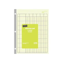 Staples Accounting & Record Journals<Columnar Books, 100 Pages, 6 Columns, Green, 2/Pack (217869)