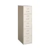 Staples File Cabinets<Commercial 5-Drawer Vertical File Cabinet, Letter Size, Lockable, 61.38"H x 15"W x 26.5"D, Putty (59590/25431)