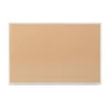 Staples Bulletin<Cork Bulletin Board, Aluminum Frame, 6'W x 4'H (28317-CC)