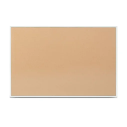 Staples Bulletin<Cork Bulletin Board, Aluminum Frame, 6'W x 4'H (28317-CC)