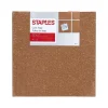 Staples Bulletin<Cork Bulletin Board, 1' x 1' (28717)