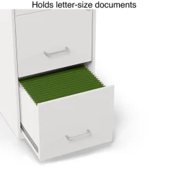 Staples File Cabinets<3-Drawer Mobile Vertical File Cabinet, Letter Size, Lockable, 26.9"H x 14.3"W x 18.9"D, (ST52144-CC)