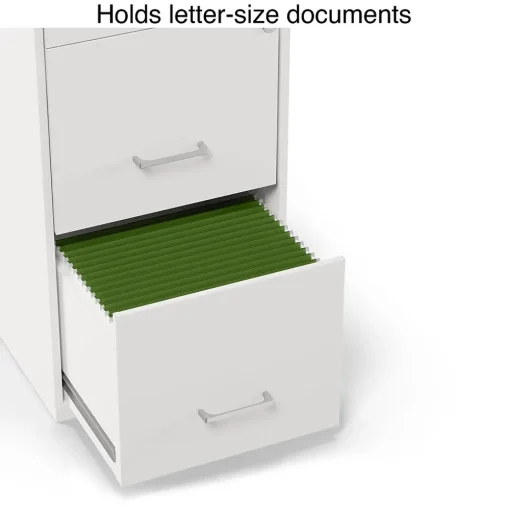 Staples File Cabinets<3-Drawer Mobile Vertical File Cabinet, Letter Size, Lockable, 26.9"H x 14.3"W x 18.9"D, (ST52144-CC)