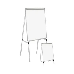 Staples Dry Erase<Dry Erase Easel, Silver Steel (28841-US/CC)