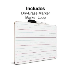 Staples Dry Erase<Dry-Erase Learning Board, 8.9" x 11.8" (44951)