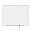 Staples Dry Erase<Durable Magnetic Porcelain Dry-Erase Whiteboard, Aluminum Frame, 4' x 3' (52467/28331)