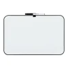 Staples Dry Erase<Durable Melamine Dry-Erase Board, Plastic Frame, 11" x 17" (VMMC10112)