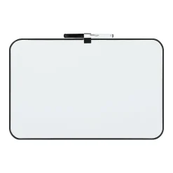 Staples Dry Erase<Durable Melamine Dry-Erase Board, Plastic Frame, 11" x 17" (VMMC10112)