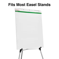 Staples Easel Paper Pads<Easel Pads, 27" x 35", White, 50 Sheets/Pad, 4 Pads/Carton (ST17641)
