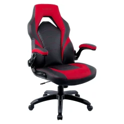 Emerge Gaming Chairs<Staples Vortex Bonded Leather Ergonomic Gaming Chair, Black and (51465-CC)