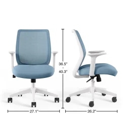 Staples Ergonomic Chairs<Essentials Ergonomic Fabric Swivel Task Chair, (UN60409)