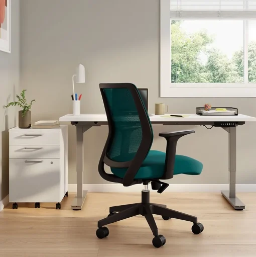 Staples Office Chairs<Essentials Ergonomic Fabric Swivel Task Chair, (UN60410)