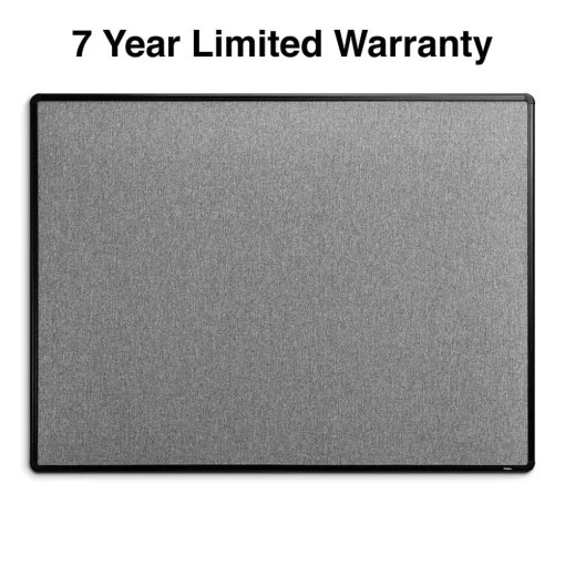 Staples Bulletin<Fabric Bulletin Board, Black Frame, 4' x 3' (ST61264)