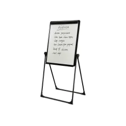 Staples Dry Erase<Flip Chart Easel, Black Steel (28216US/50444US)