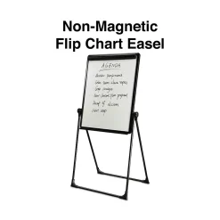 Staples Dry Erase<Flip Chart Easel, Black Steel (28216US/50444US)