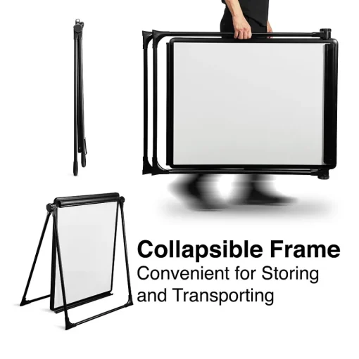 Staples Dry Erase<Flip Chart Easel, Black Steel (28216US/50444US)