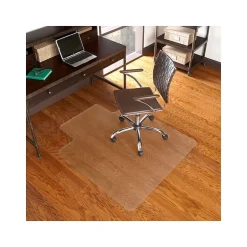 Staples Chair Mats<Hard Floor Chair Mat with Lip, 36" x 48", Clear Vinyl (22024-US)