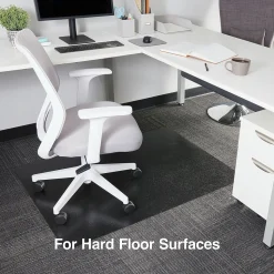 Staples Chair Mats<Hard Floor Chair Mat, 36" x 48", Black (26990)