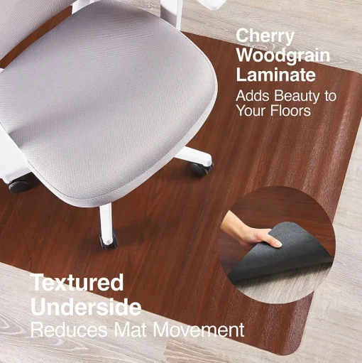 Staples Chair Mats<Hard Floor Chair Mat, 36" x 48'', Cherry (23342)
