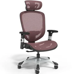 Staples Office Chairs<Hyken Ergonomic Mesh Swivel Task Chair, Maroon (UN59462)