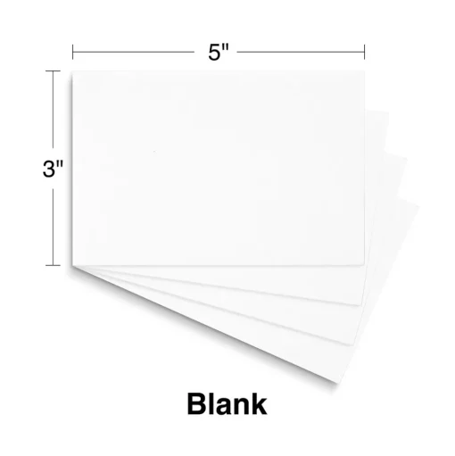 Staples Index Cards<® Index Cards, 3" x 5", White, 100 Cards/Pack (ST51008-CC)