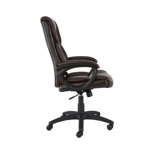 Staples Ergonomic Chairs<Kelburne Luxura Ergonomic Faux Leather Swivel Executive Chair, (58227-CC)