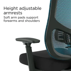Staples Ergonomic Chairs<Kroy Ergonomic Fabric Swivel Task Chair, (UN59458)