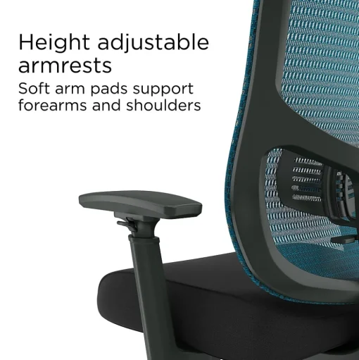 Staples Ergonomic Chairs<Kroy Ergonomic Fabric Swivel Task Chair, (UN59458)