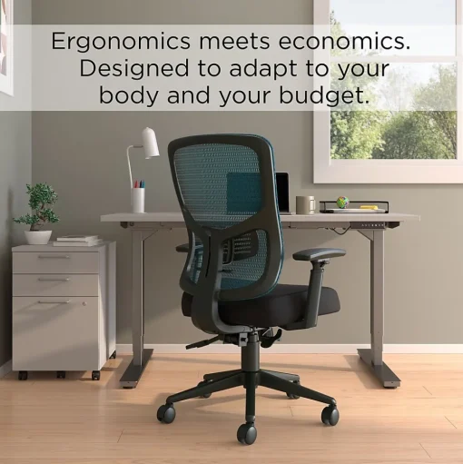Staples Ergonomic Chairs<Kroy Ergonomic Fabric Swivel Task Chair, (UN59458)
