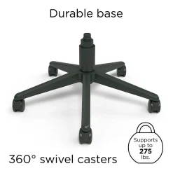 Staples Ergonomic Chairs<Kroy Ergonomic Fabric Swivel Task Chair, (UN59458)