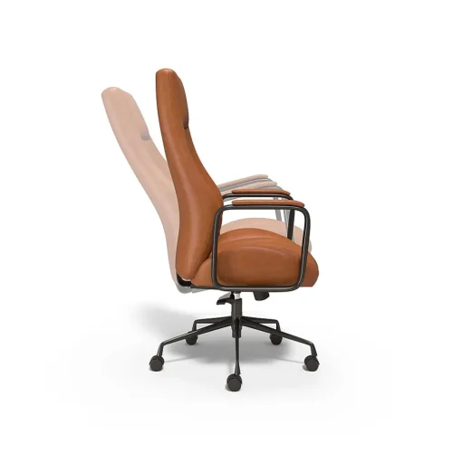 Staples Office Chairs<® Laconia Ergonomic Leather Swivel Manager Chair, Brown (HLC-3932)