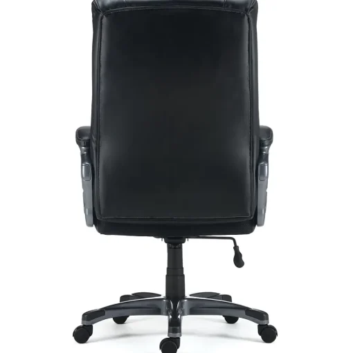 Staples Office Chairs<Lockland Ergonomic Leather Managers Big & Tall Chair, 400 lb. Capacity, Black (58067)