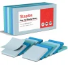 Staples Sticky Notes<® Pop-up Notes, 3" x 3", Ocean Views Collection, 100 Sheet/Pad, 12 Pads/Pack (S-33WCP12)