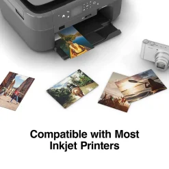 Staples Photo Paper<Premium Glossy Photo Paper, 4"W x 6"L, 60/Pack (19898-CC)