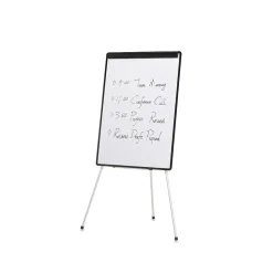 Staples Dry Erase<Presentation Flip Chart Easel, White Steel (28217US/50445US)