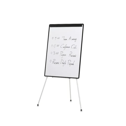 Staples Dry Erase<Presentation Flip Chart Easel, White Steel (28217US/50445US)