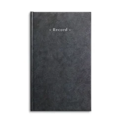 Staples Accounting & Record Journals<Record Book, 7.25"W x 11.75"H, Blue Marble, 300 Sheets/Book (886673)