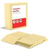 Staples Sticky Notes<Recycled Notes, 3" x 5", Sunshine Collection, 100 Sheet/Pad, 12 Pads/Pack (S-35YR12/52571)