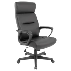 Staples Ergonomic Chairs<Rutherford Luxura Ergonomic Faux Leather Swivel Manager Chair, (ST45608V-CC)