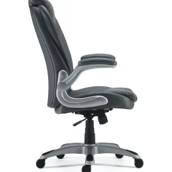 Staples Office Chairs<Sorina Ergonomic Bonded Leather Swivel Executive Chair, Grey (53253)