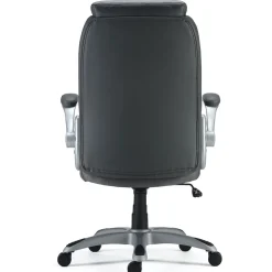 Staples Office Chairs<Sorina Ergonomic Bonded Leather Swivel Executive Chair, Grey (53253)